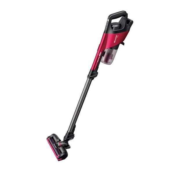 【中古】シャープ 掃除機 コードレス スティッククリーナー ラクティブエア 軽量 ハイパワータイプ 1.6kg ピンク EC-SR5-P