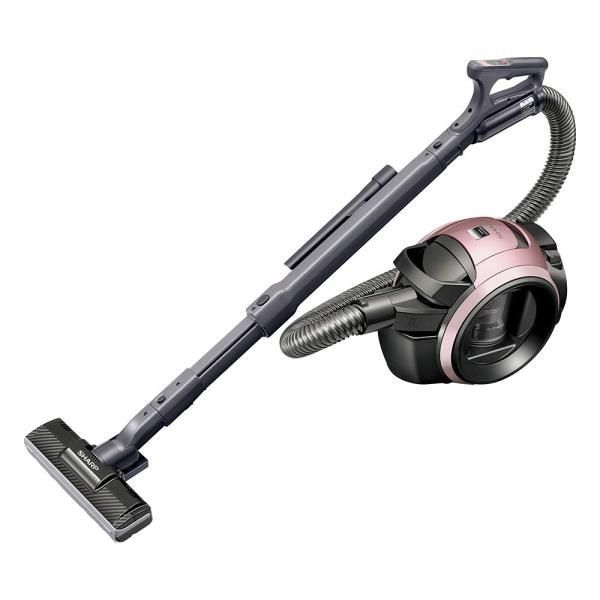 【中古】シャープ 掃除機 サイクロン コード式 キャニスター 軽量 コンパクト お手入れ簡単 ゴールド ECMS320N