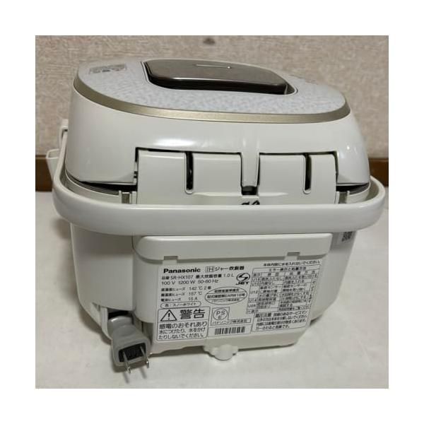 中古】パナソニック 炊飯器 5.5合 IH式 大火力おどり炊き スノー