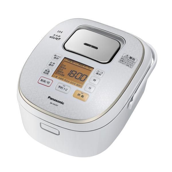 中古】パナソニック 炊飯器 5.5合 IH式 大火力おどり炊き スノー 