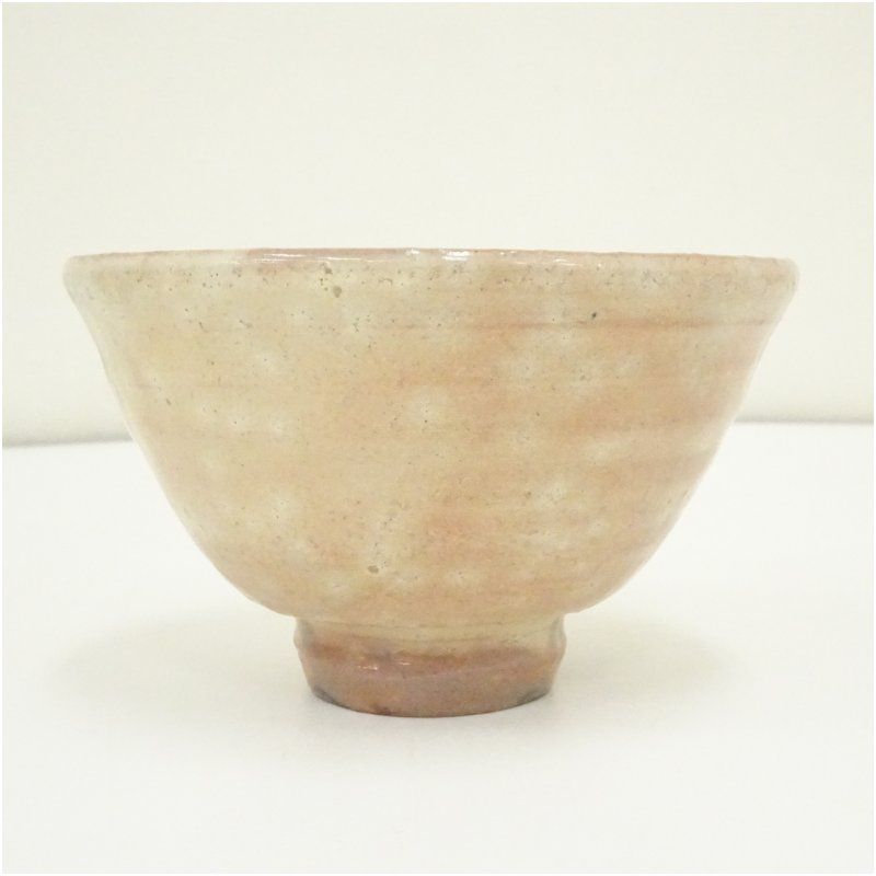 萩焼 林紅陽造 茶碗（銘：清楽）（大徳寺 小林太玄書付）（共箱） 茶道