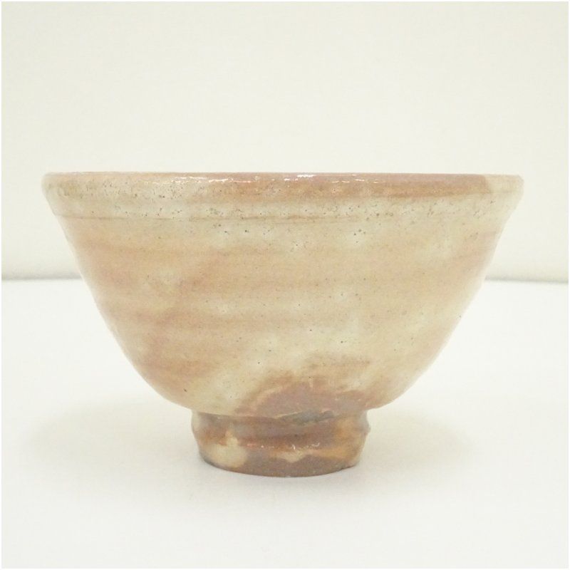 萩焼 林紅陽造 茶碗（銘：清楽）（大徳寺 小林太玄書付）（共箱） 茶道