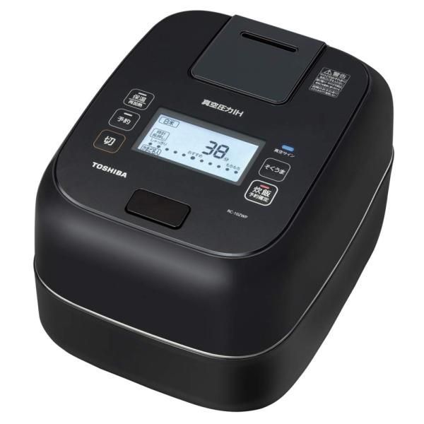 【中古】東芝 真空圧力IHジャー炊飯器（5.5合炊き） グランブラックTOSHIBA 炎匠炊き RC-10ZWP-K