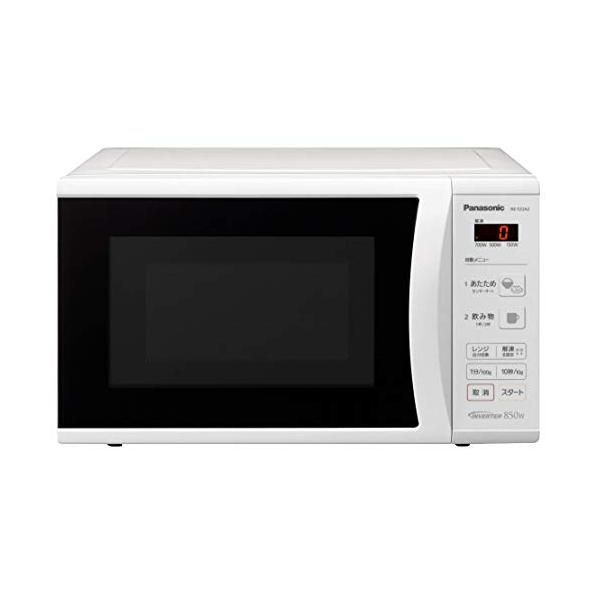 【中古】パナソニック 単機能電子レンジ 22L ターンテーブル ワンタッチ自動あたため ヘルツフリー ホワイト NE-E22A2-W