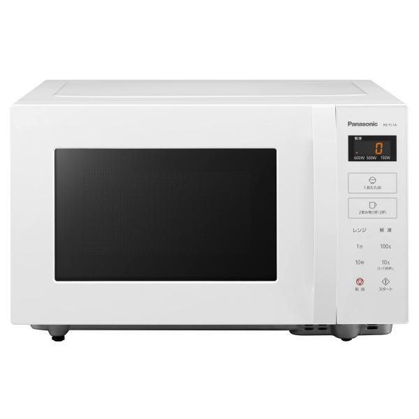 【中古】パナソニック 電子レンジ 単機能 フラットテーブル 22L 新生活 スピードあたため ヘルツフリー ホワイト NE-FL1A-W