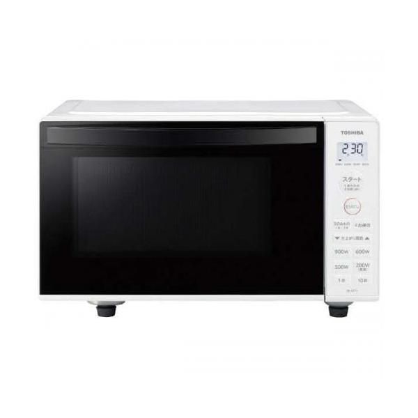 【中古】東芝 TOSHIBA 単機能電子レンジ 17L フラット庫内 ホワイト ER-S17Y(W)