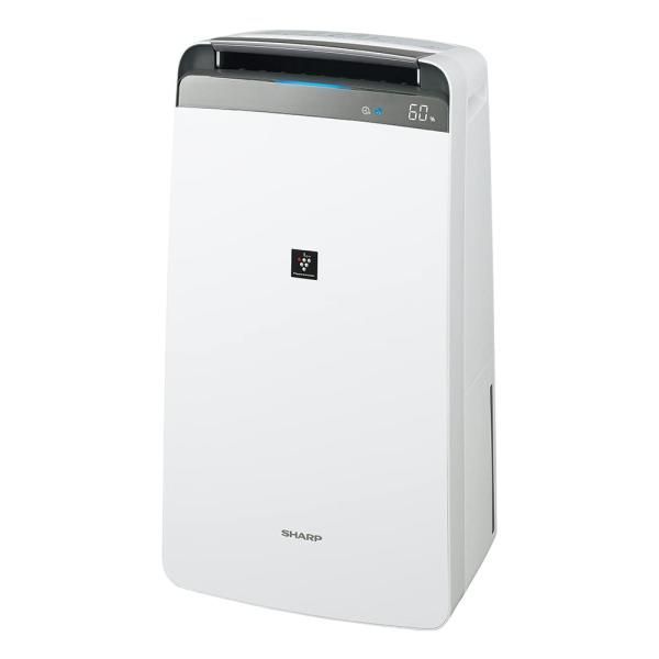 【中古】シャープ 衣類乾燥 除湿機 CV-P180-W プラズマクラスター 7000 18L/日 ハイパワー 20畳 リビング 上下左右スイング コンプレッサ