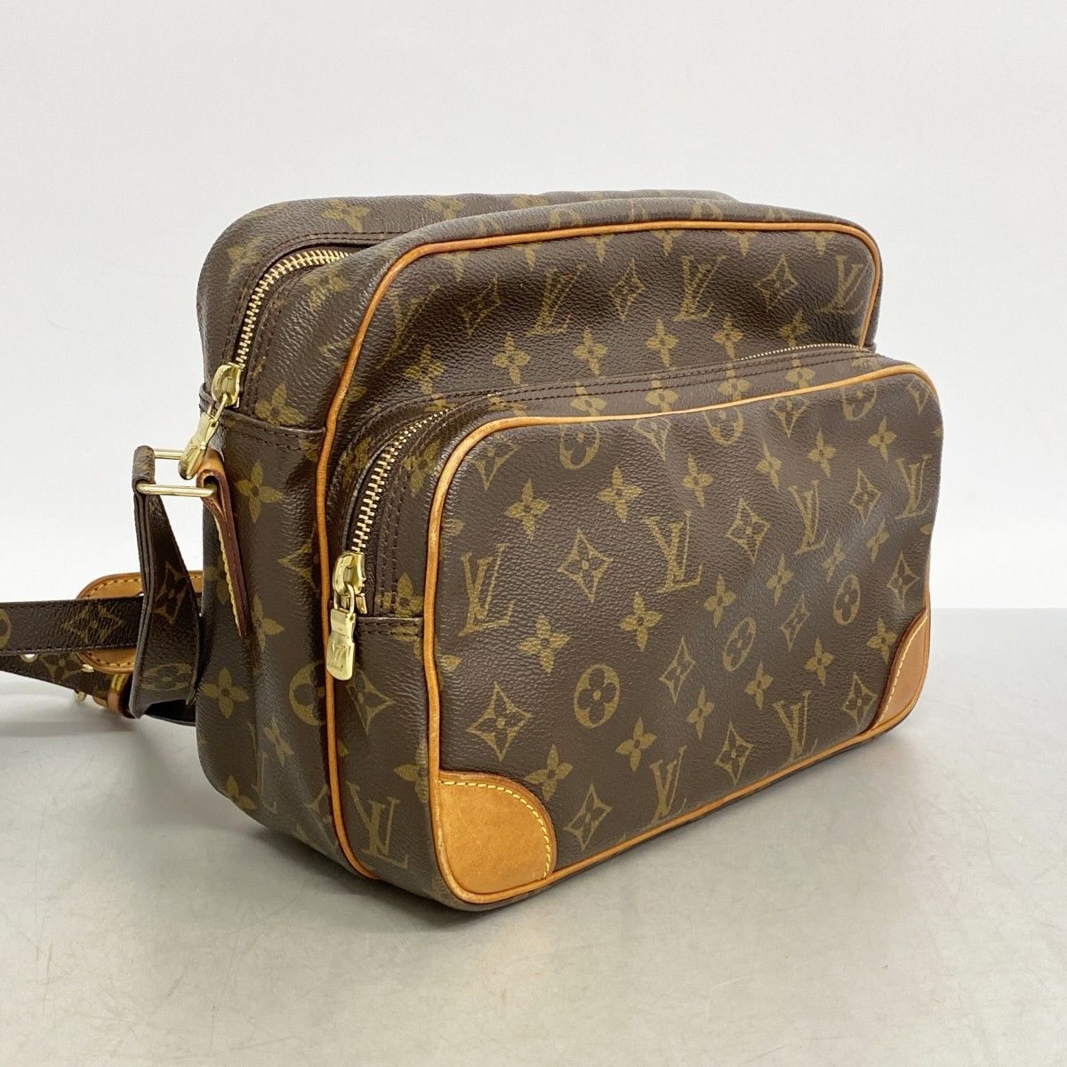【6dc3897】ルイヴィトン ショルダーバッグ モノグラム ナイル M45244 ブラウン【中古】レディース ルイ・ヴィトン LOUIS VUITTON ナイル M45244 モノグラム レディース