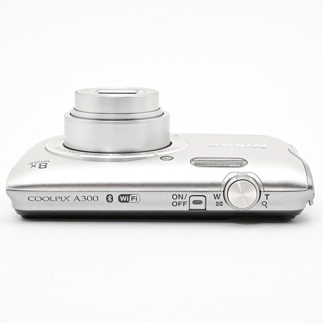 並品＞ Nikon COOLPIX A300 シルバー｜光学8倍ズーム｜2005万画素