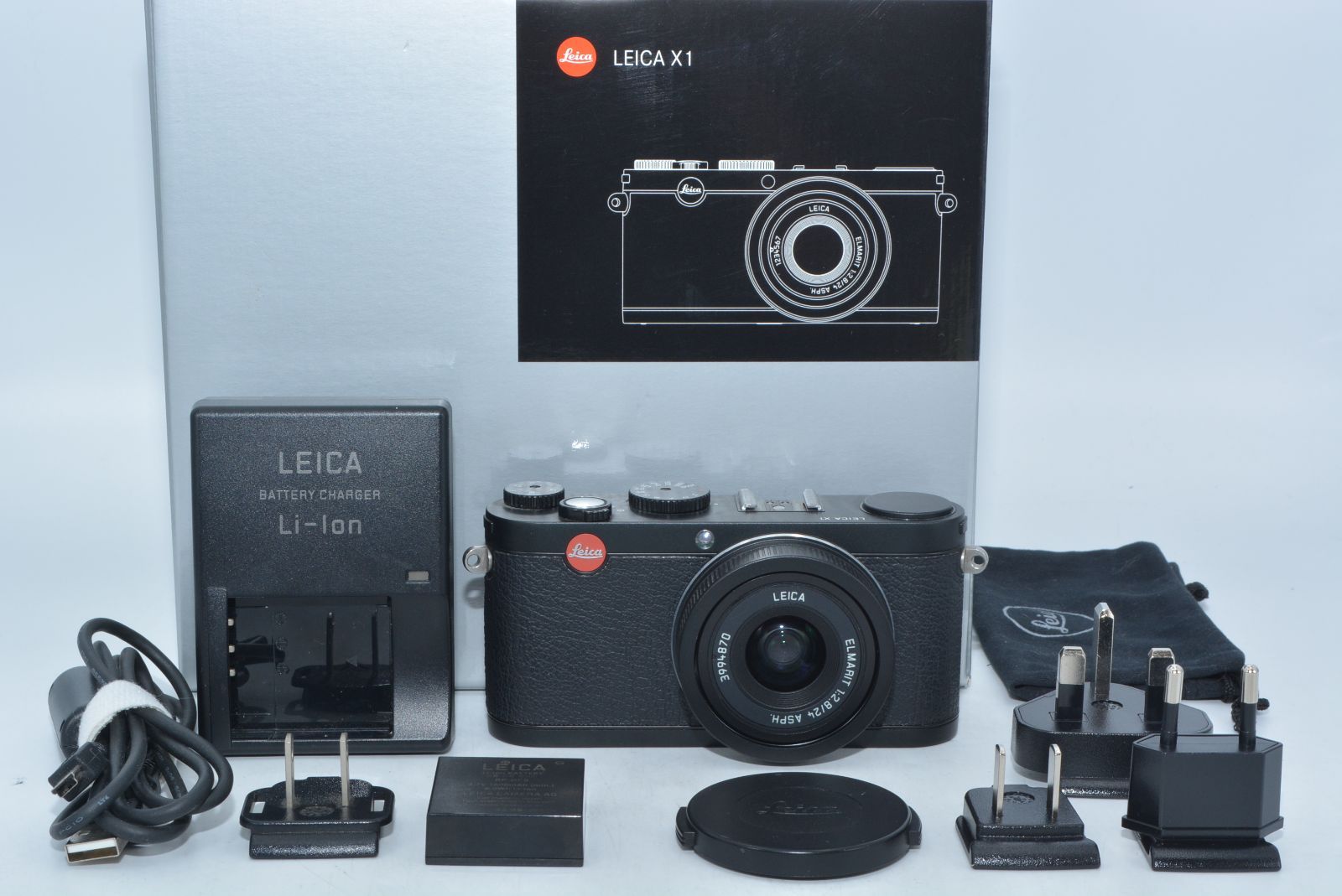 260263☆ほぼ新品☆LEICA ライカ X1 ブラック コンパクトデジタル 