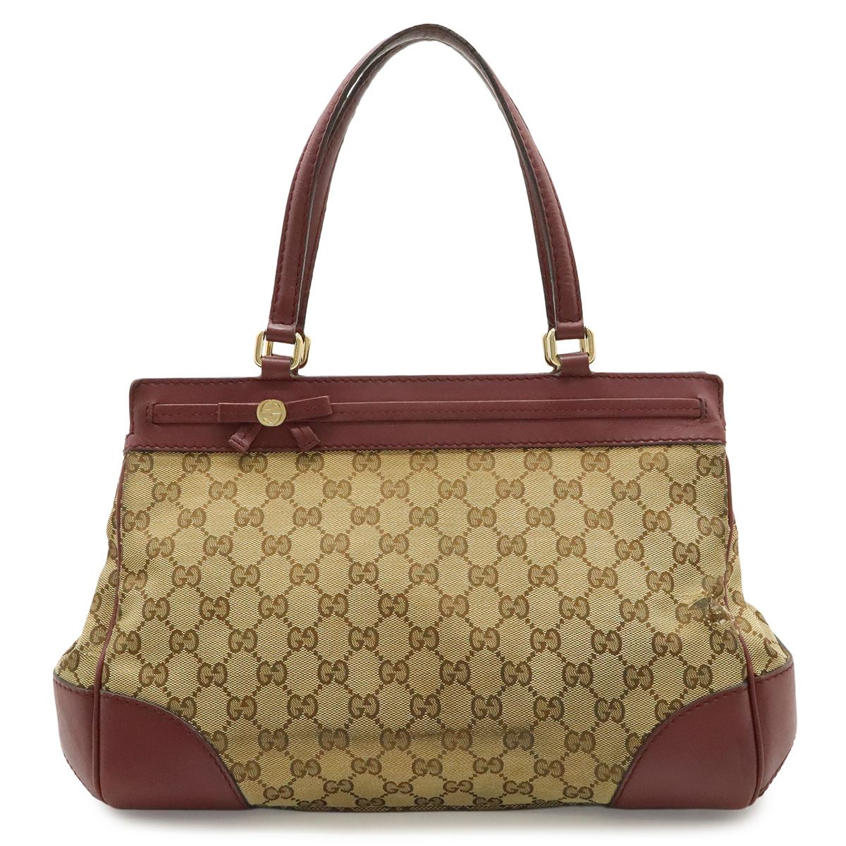 GUCCI トートバッグ プリンシー シェリーライン 内側GG柄 オールレザー 