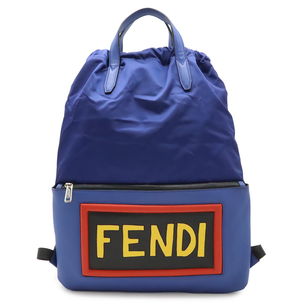 FENDI フェンディ ロゴ フェイス ドローストリングバッグ バックパック 