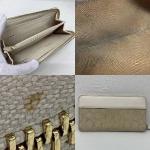コーチ COACH 財布 三点セット 【中古】 長財布 ネイビー ホワイト系 ブランド柄 小銭入れあり 小物 メンズ レディース GII61781 コーチ COACH 財布 三点セット 【中古】 長財布 ネイビー ホワイト系