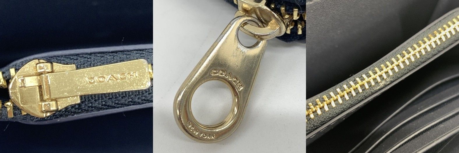 コーチ COACH 財布 三点セット 【中古】 長財布 ネイビー ホワイト系 ブランド柄 小銭入れあり 小物 メンズ レディース GII61781 コーチ COACH 財布 三点セット 【中古】 長財布 ネイビー ホワイト系