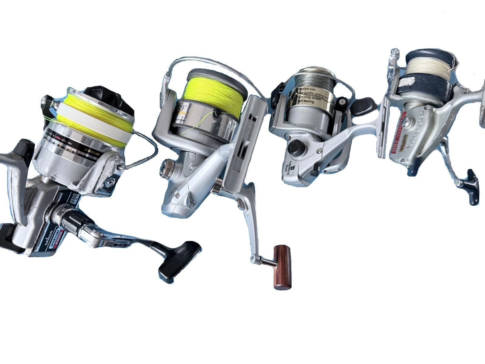 釣具　リール4点セット（ダイワ、シマノ、RODDY SPRINTER260、TEQUINCAL) スピニングリール 4台セット（ダイワ、シマノ、RODDY SPRINTER 260