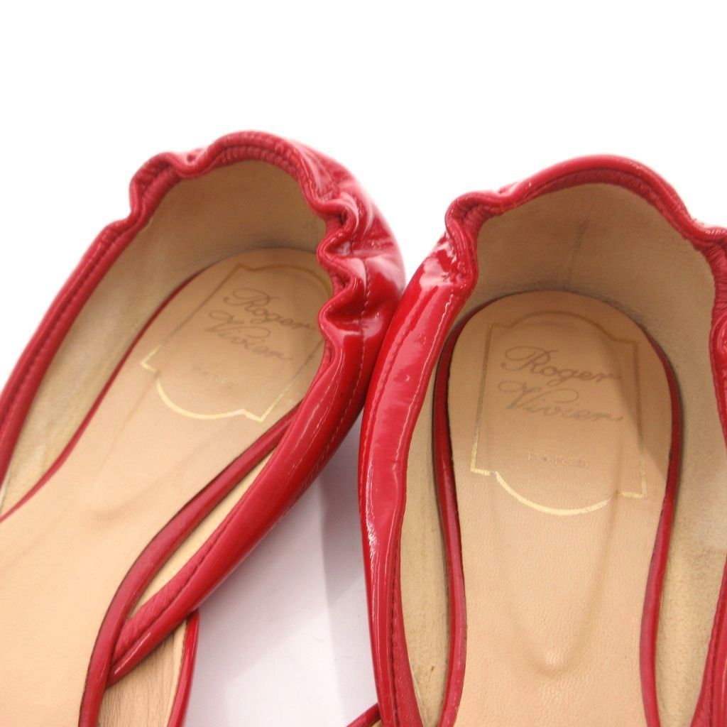 ロジェヴィヴィエ ROGER VIVIER パンプス フラットシューズ ロゴ