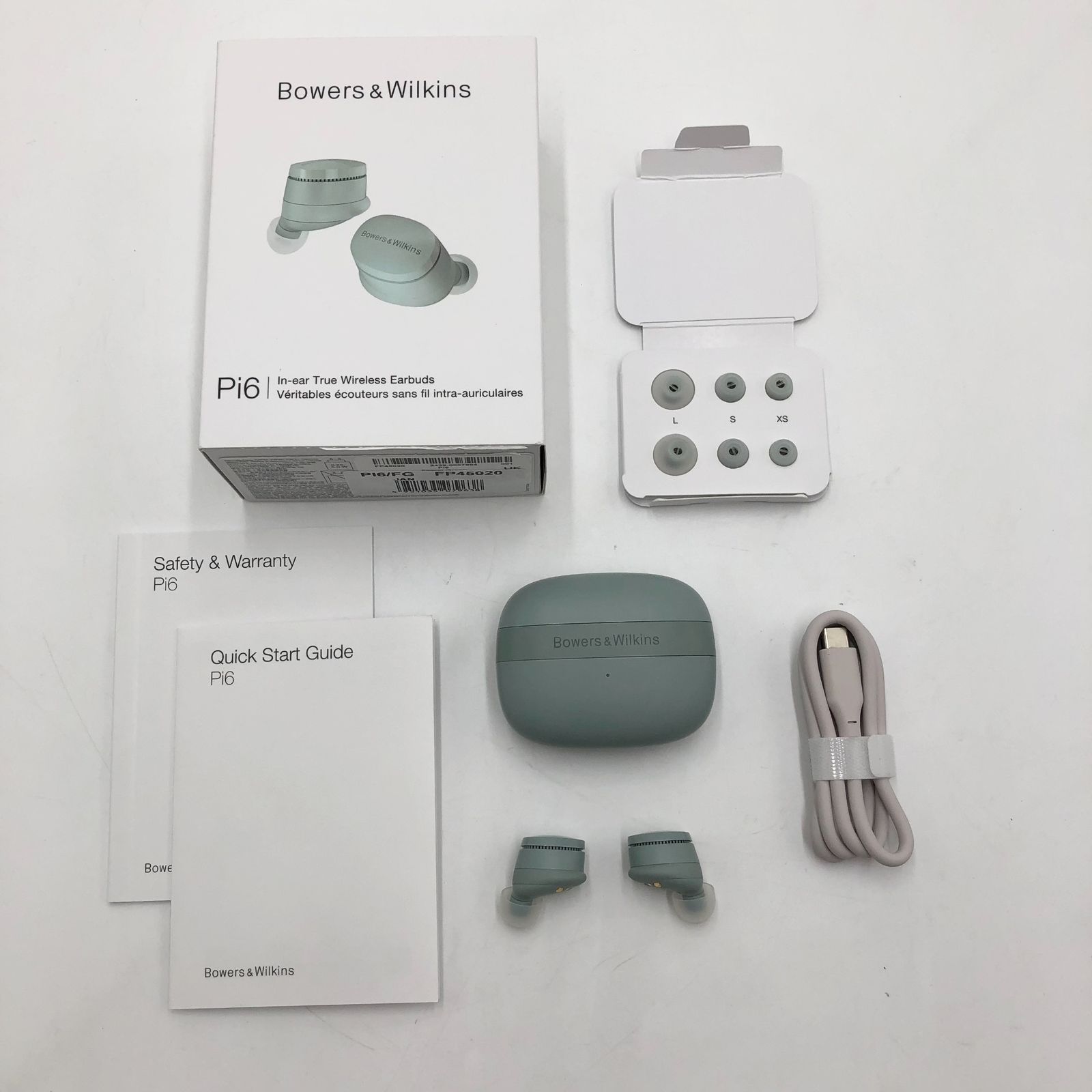 Bowers & Wilkins】 Pi6 (フォレスト・グリーン) 完全ワイヤレス