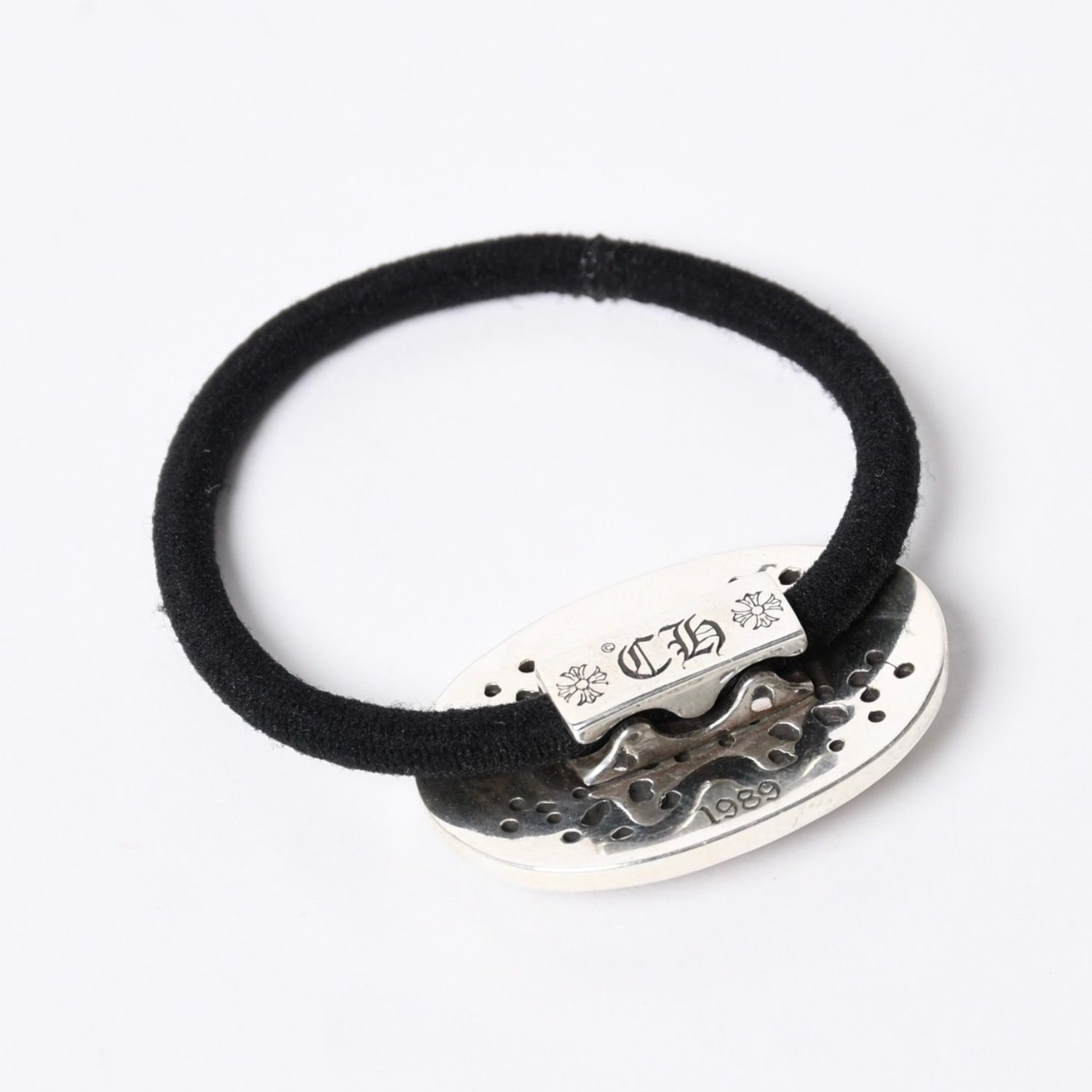 CHROME HEARTS クロムハーツ オーバルクロス ヘアゴム 重量約23.4g 