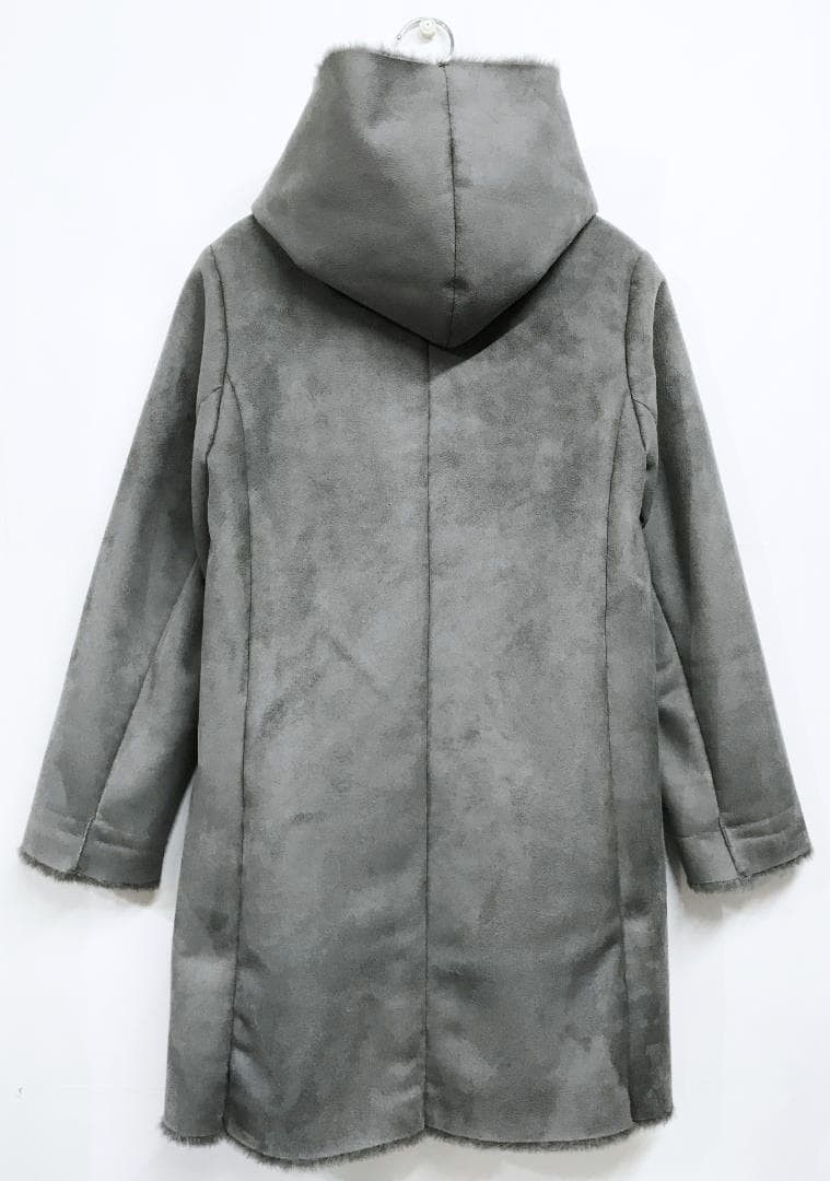 SLOBE IENA｜スローブイエナ フーデッド ムートンコート フェイク