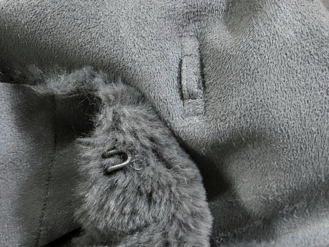 美品*SLOBE IENA ムートンフーデッドコート SLOBE IENA｜スローブイエナ フーデッド ムートンコート フェイク