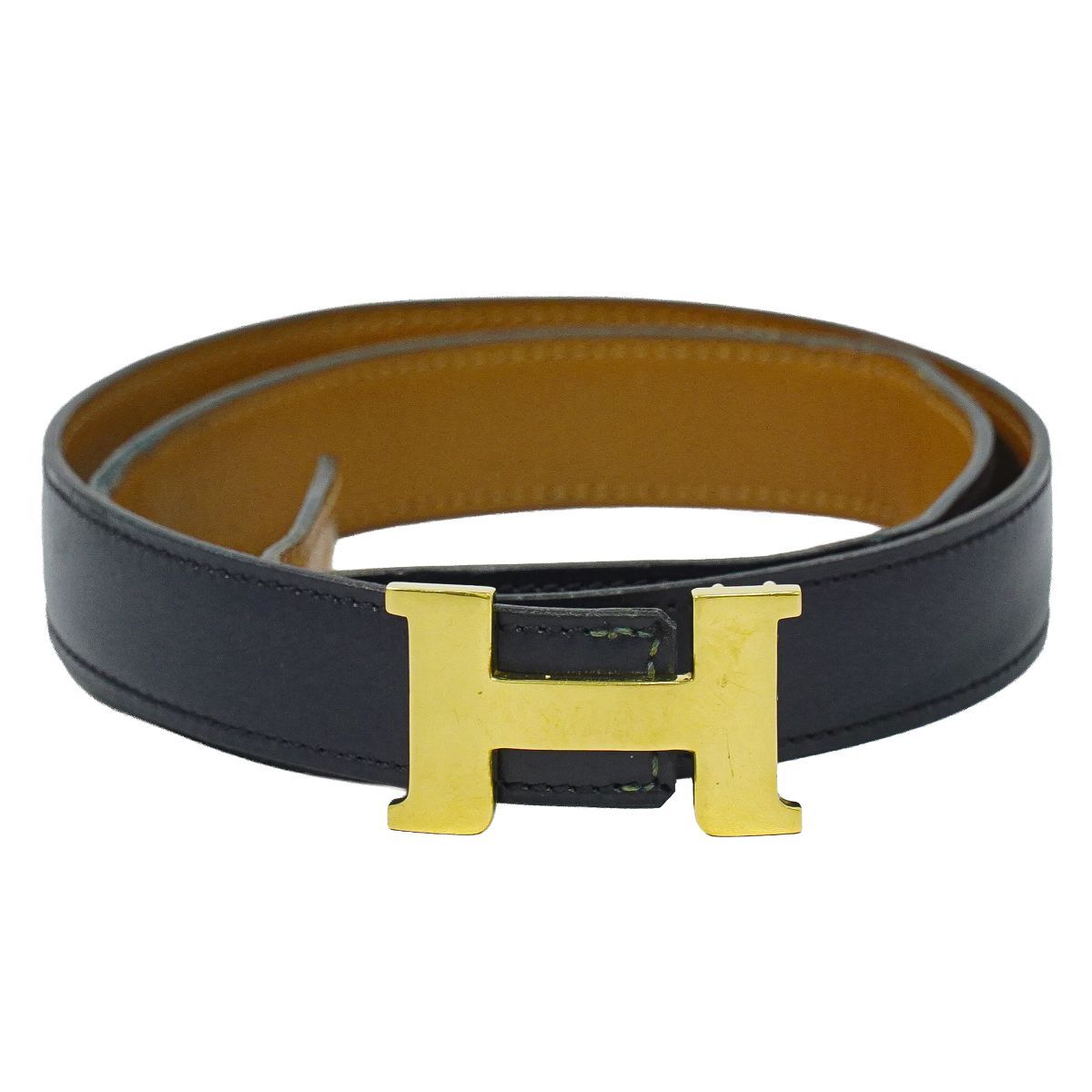 本物 エルメス HERMES コンスタンス Hベルト リバーシブル ベルト ○I 