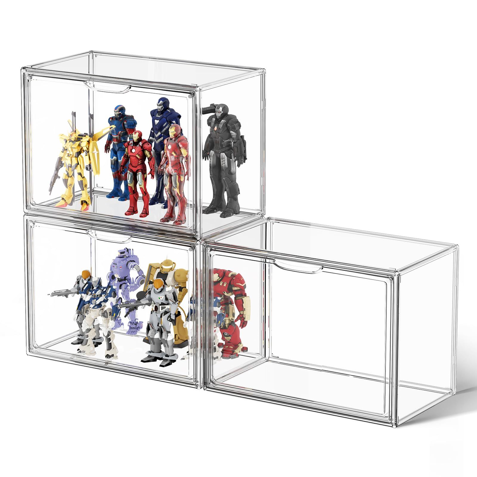 JOYZAN 透明 コレクションケース クリア フィギュアケース 棚 マグネ☆彡 JOYZAN 透明 コレクションケース クリア フィギュアケース 棚