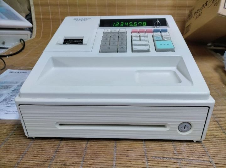 シャープレジスター　XE-A417　PC連携売上管理　最上位機種　231101 シャープレジスター XE-A147 PC連携売上管理フル設定無料 111888