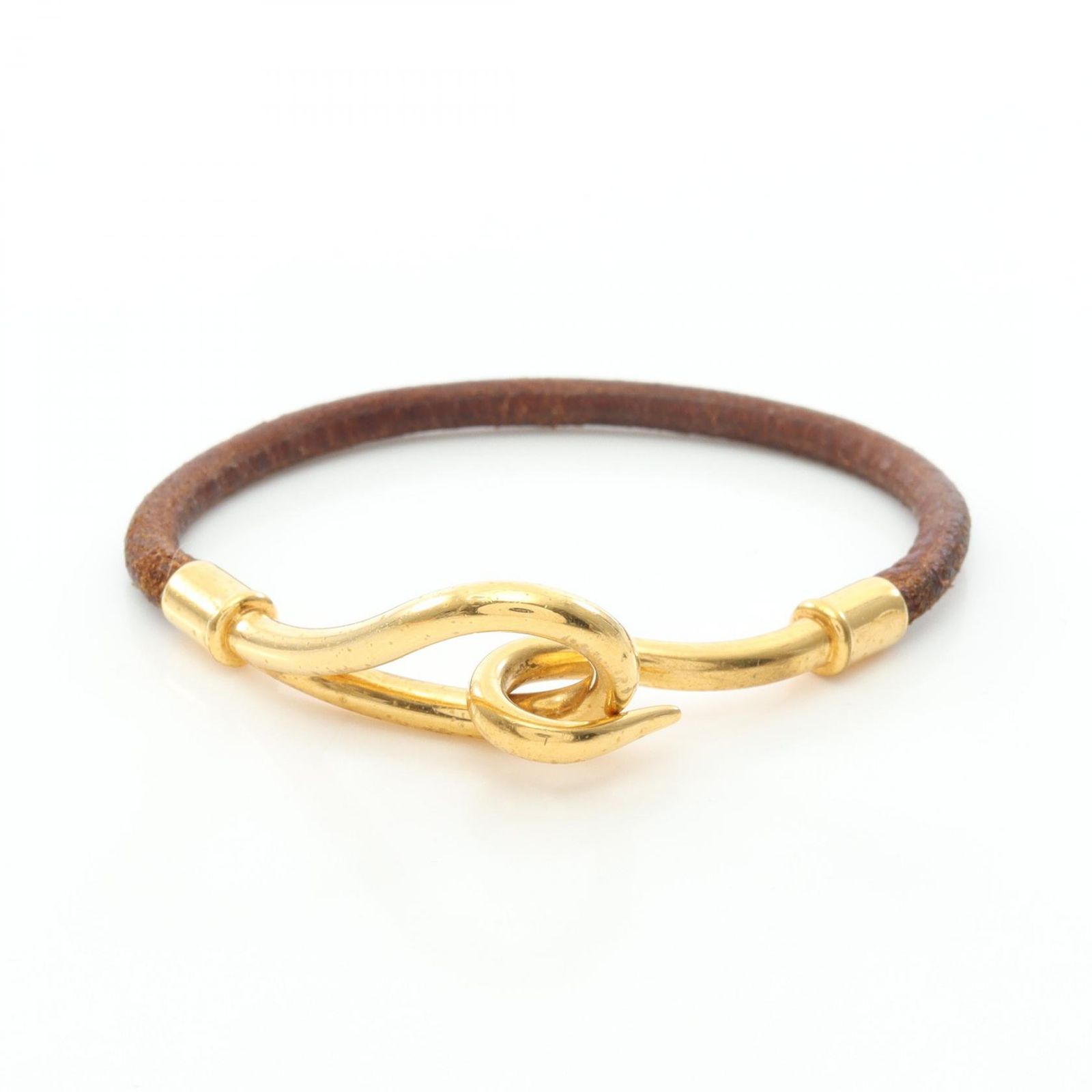 エルメス HERMES ブレスレット ジャンボ GP（ゴールドメッキ） レザー 