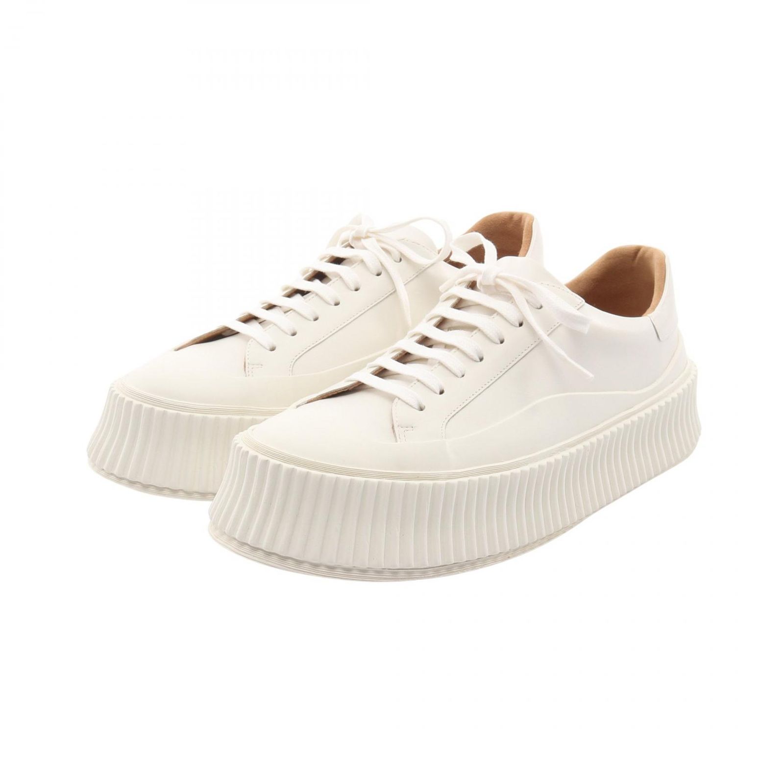 ジルサンダー JIL SANDER スニーカー プラットフォーム ホワイト