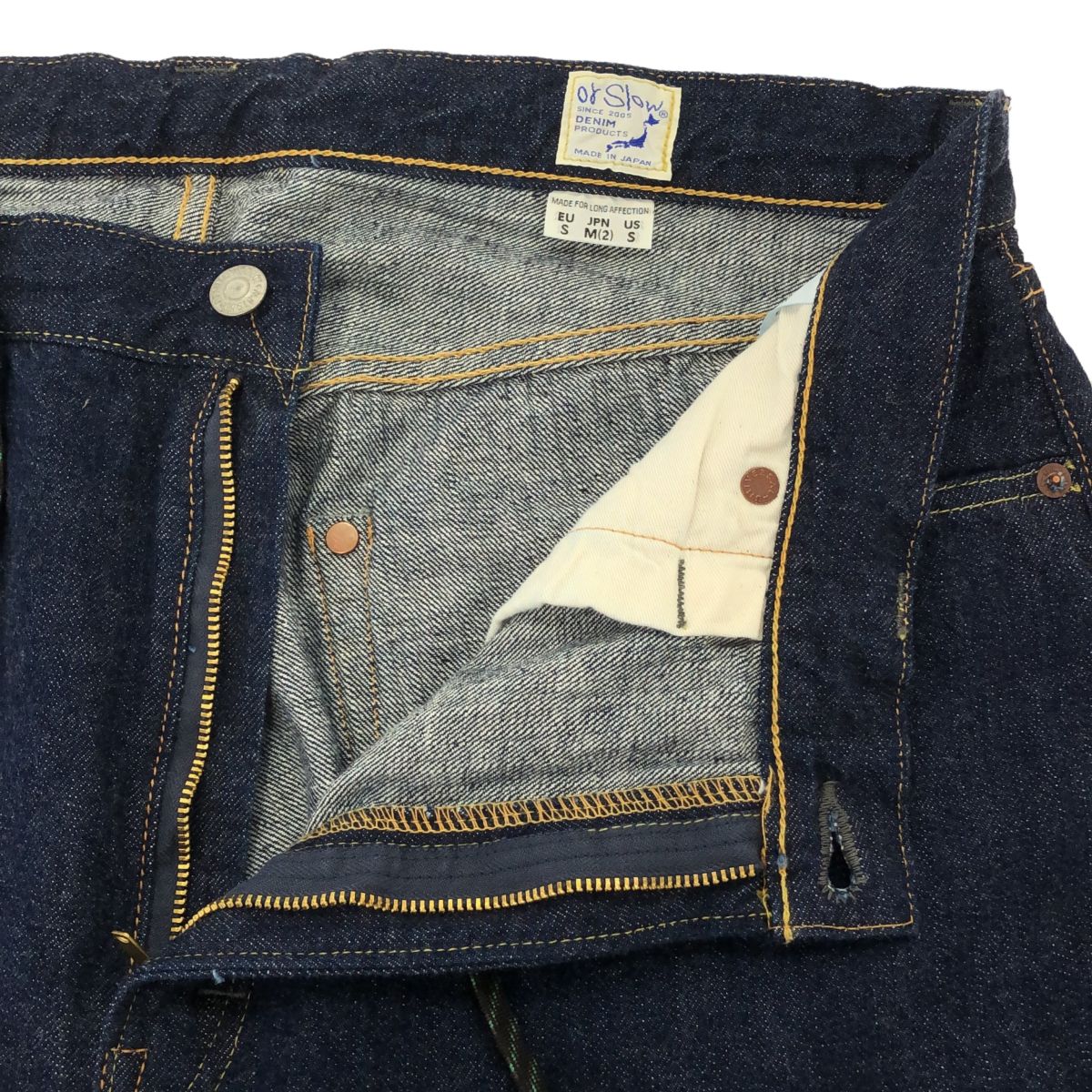 orSlow オアスロウ サイズM Bshop 別注 デニムイージーパンツ 81-1000 