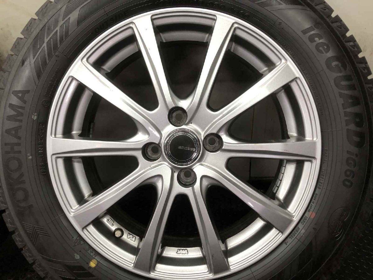 走行短め【YK ice GUARD iG60 195/65R16】スタッドレス【YFC MiLLOUS 