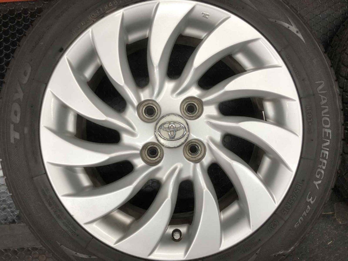 TOYO NANOENERGY3 PLUS 185/55R15】夏タイヤ【TOYOTA bB 純正ホイール 