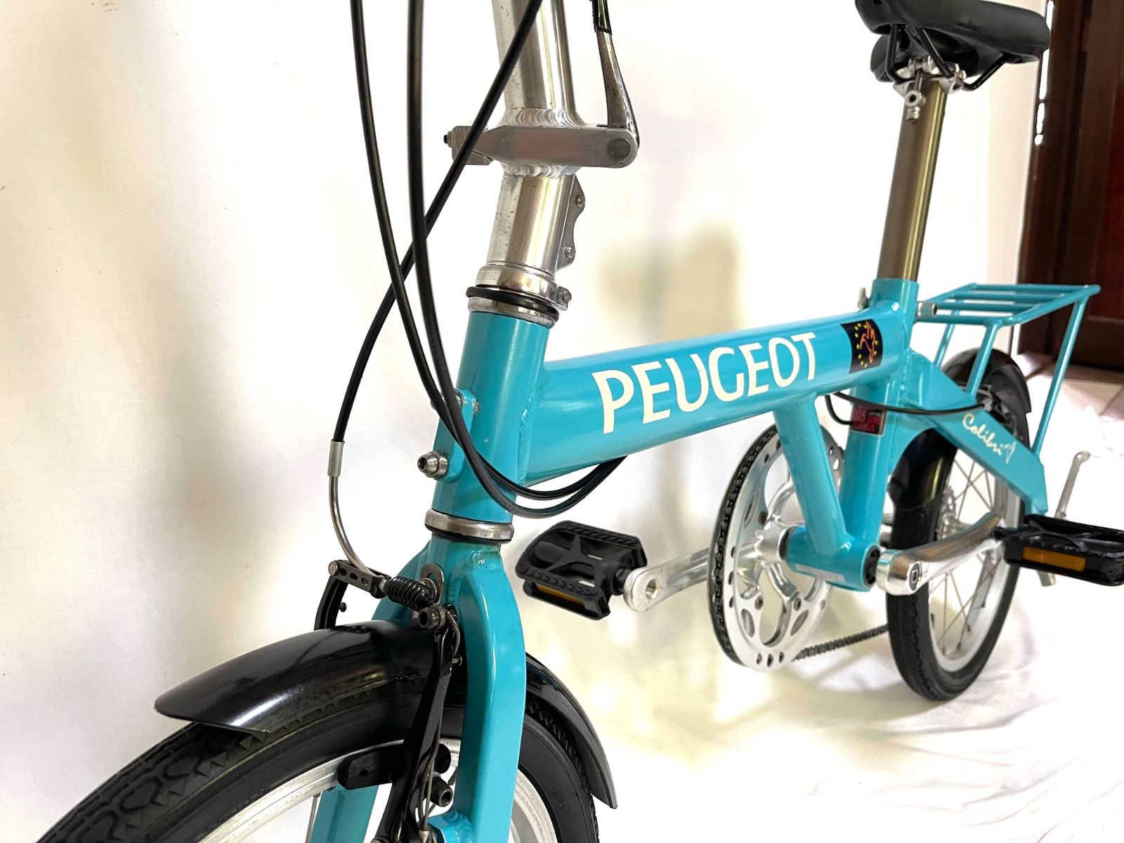 0303【即乘】送料無料 プジョーPEUGEOT 折り畳み自転車 Colibri