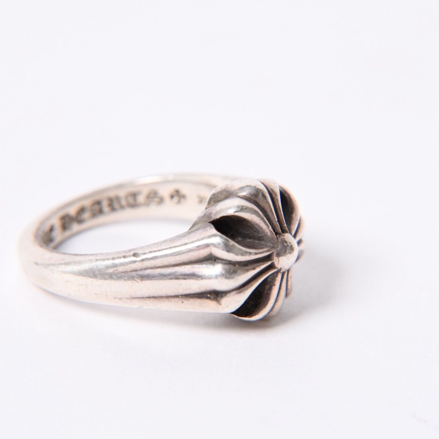 CHROME HEARTS クロムハーツ スモール カットアウト CHプラスリング 