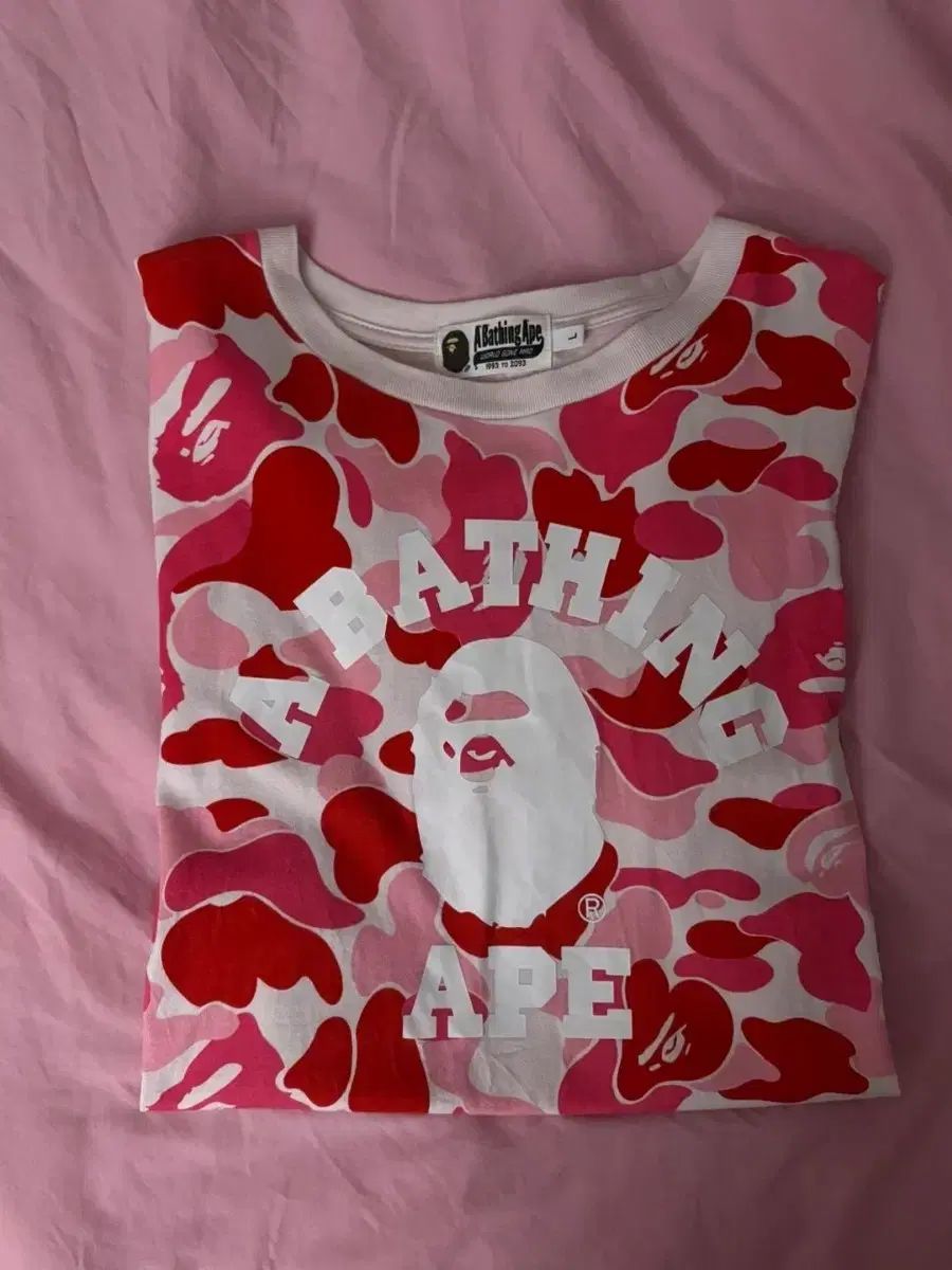 A Bathing Ape 半袖ポロシャツ S ピンク系カモフラージュ A BATHING APE｜ア ベイシング エイプのトップス（ピンク/桃色系・半袖