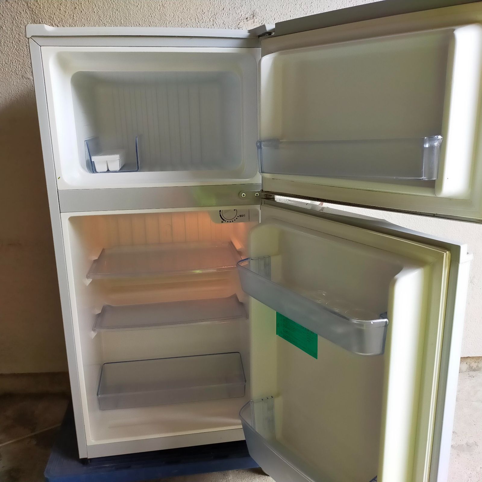 Haier 2ドア冷凍冷蔵庫 JR-N100A 98L 2007年製 ホワイト 動作品 ※沖縄