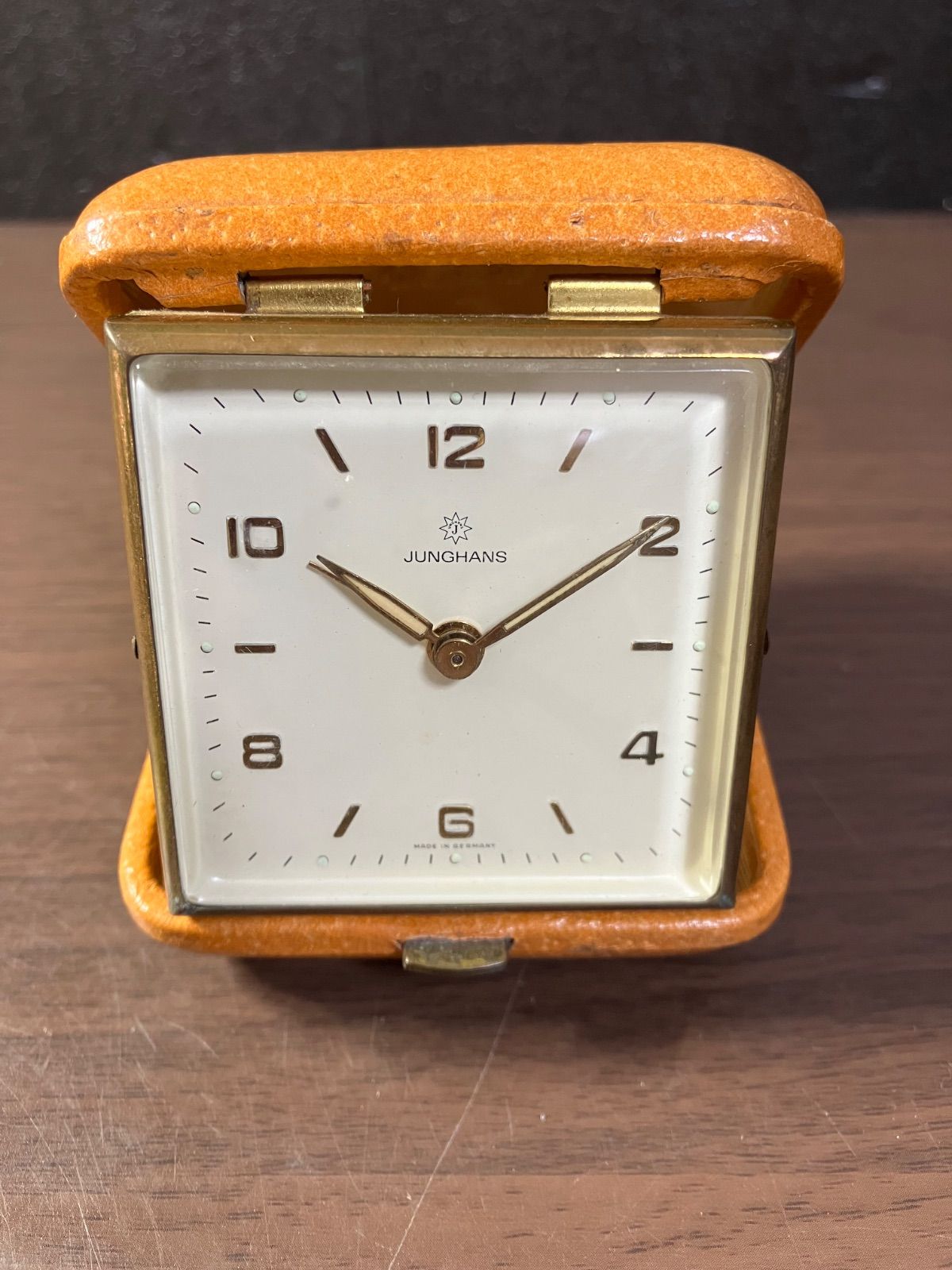 ドイツ製 JUNGHANS ユンハンス 手巻き 目覚まし時計 ヴィンテージ