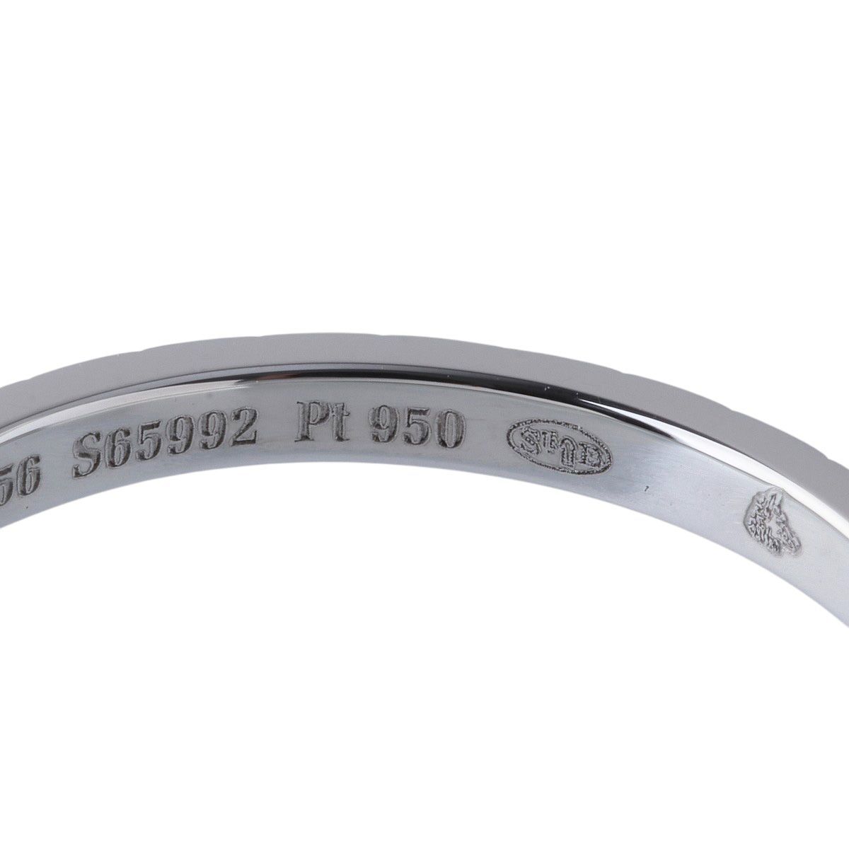 ブシュロン キャトル クルドパリ リング スモール #56 Pt950 新品 