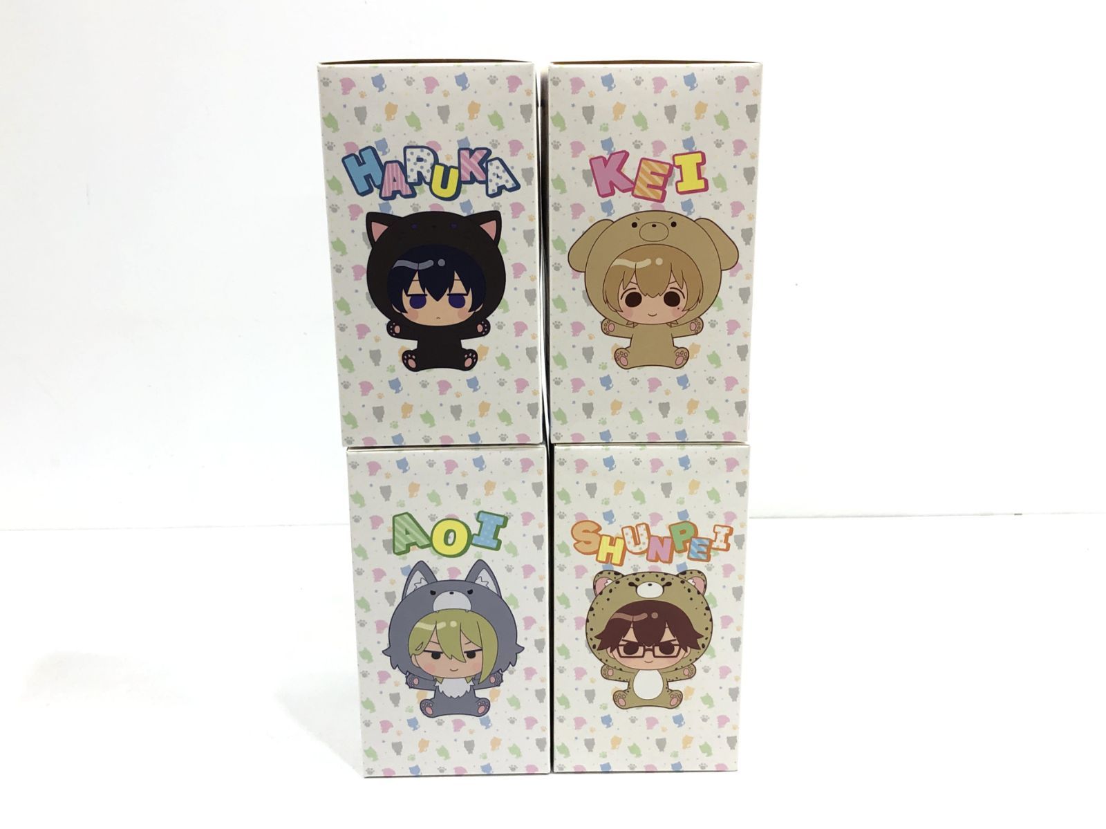 【小牧店】未開封　忘却バッテリー　アニマル着ぐるみ　ぬいぐるみ　4体セット 【T711-3758】