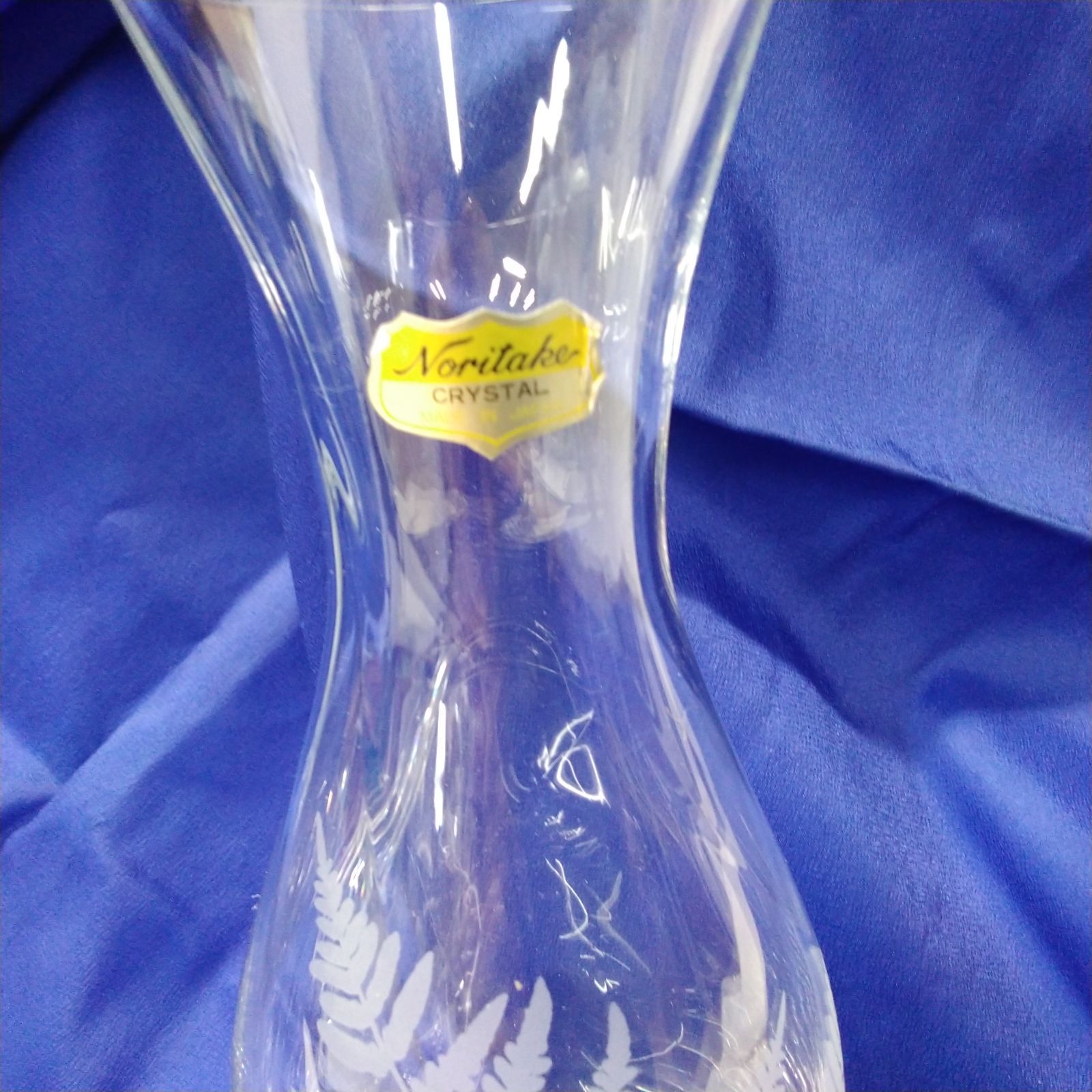 ノリタケ Noritake CRYSTAL 水差し 花瓶/ガラス製 一輪挿し 2点まとめ
