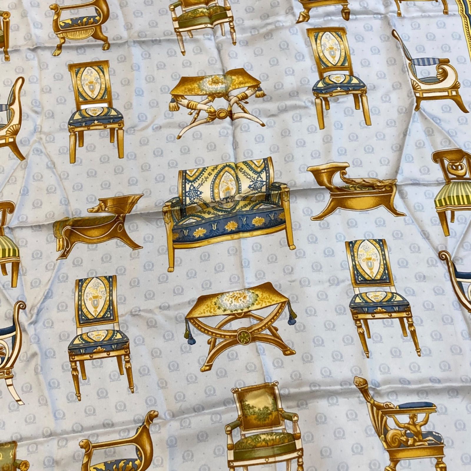 人気 売れ筋 GUCCI グッチ 金具モチーフ シルク ミニ スカーフ 【公式