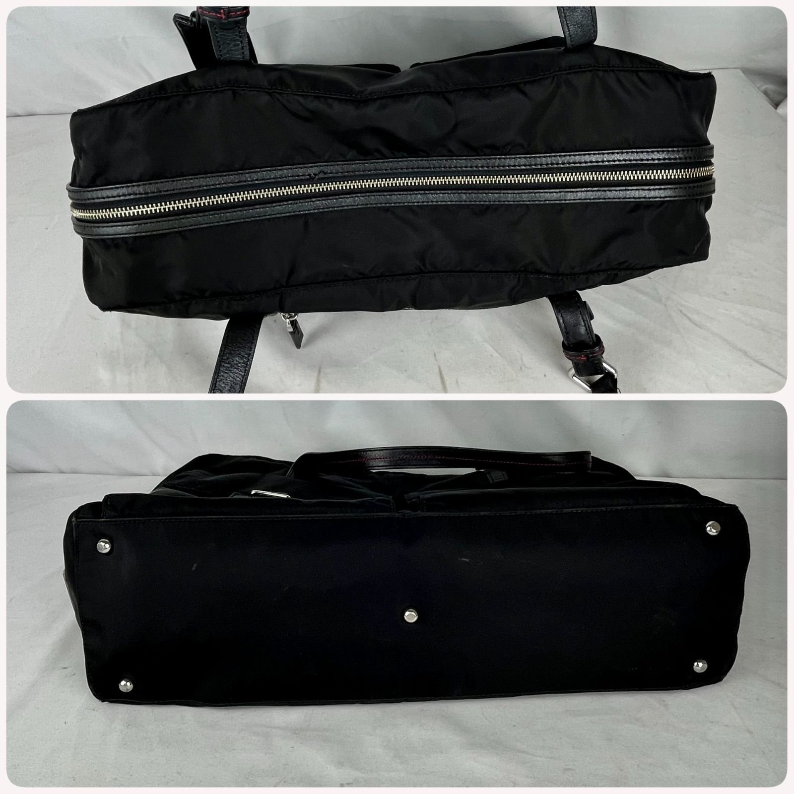 ② TUMI トゥミ ヴィラ ビジネスバッグ トートバッグ ナイロン×レザー