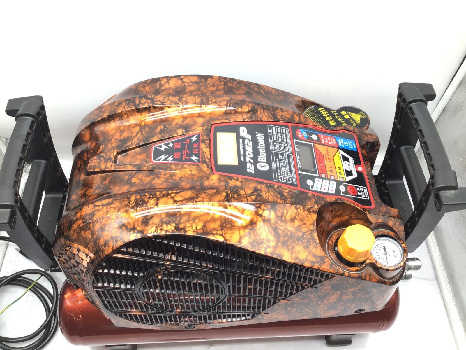 【エコツール笠寺店】MAX/マックス 高圧エアコンプレッサー 高圧4口 AK-HH1270E2 ブラック【愛知県/名古屋市/笠寺/工具】 中古品】MAX(マックス) AK-HH1270E2 ☆MAXマックス 高圧エア