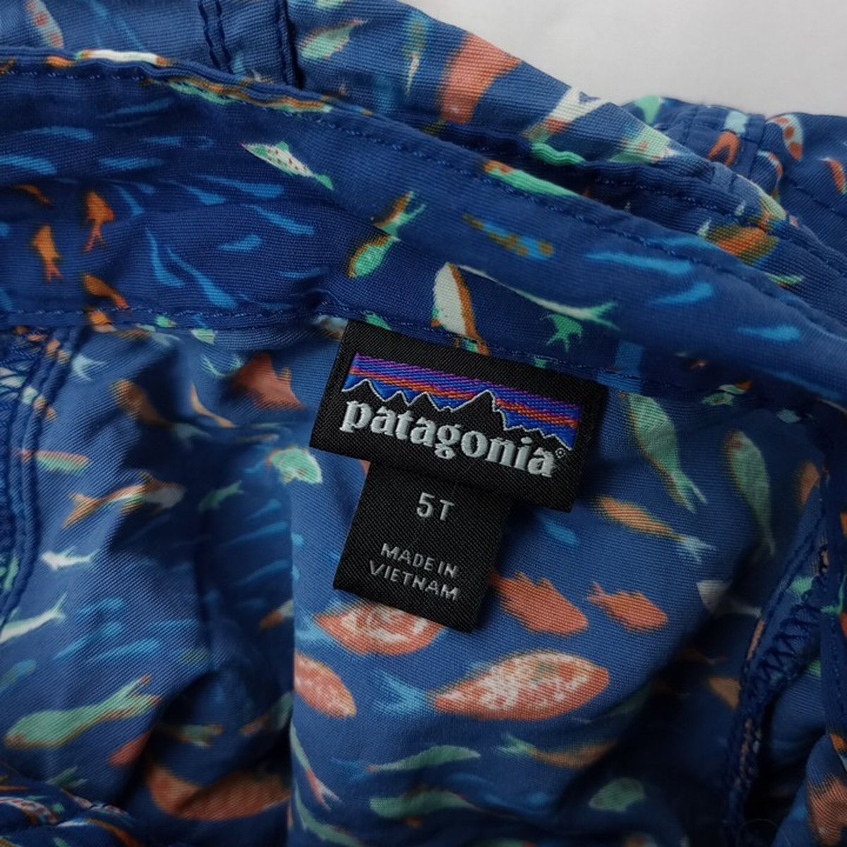 patagonia パタゴニア フード付きジャケット 魚柄 5T (39Y＋9933)26H