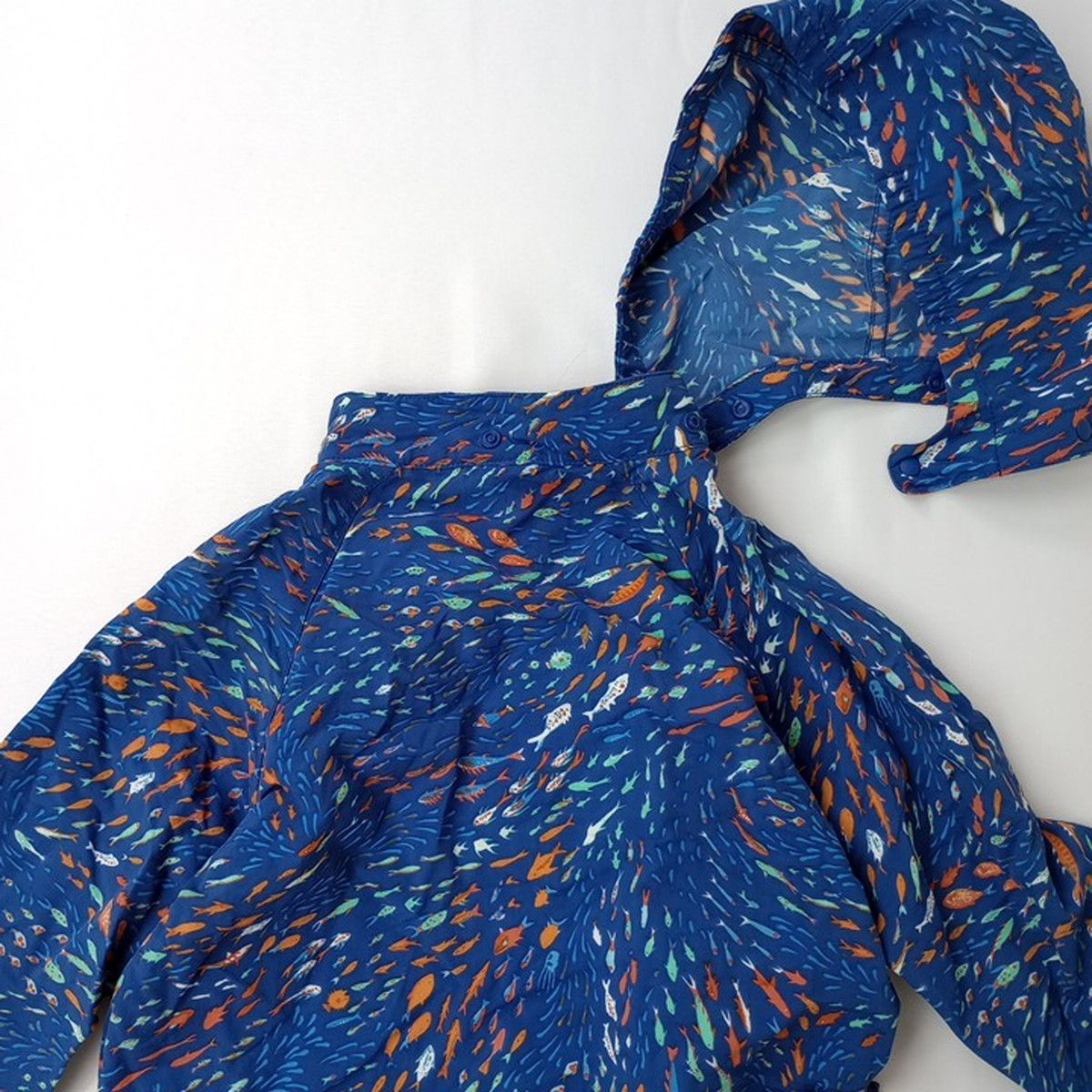 patagonia パタゴニア フード付きジャケット 魚柄 5T (39Y＋9933)26H