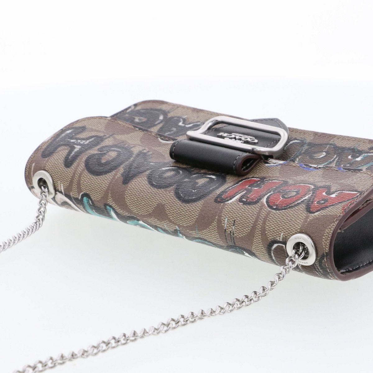 【お値下げ品】COACH コーチ モーガン クロスボディ シグネチャーバッグ ショルダーバッグ CM214 PVC ブラウン 【中古】 お値下げ品】COACH コーチ モーガン クロスボディ シグネチャーバッグ