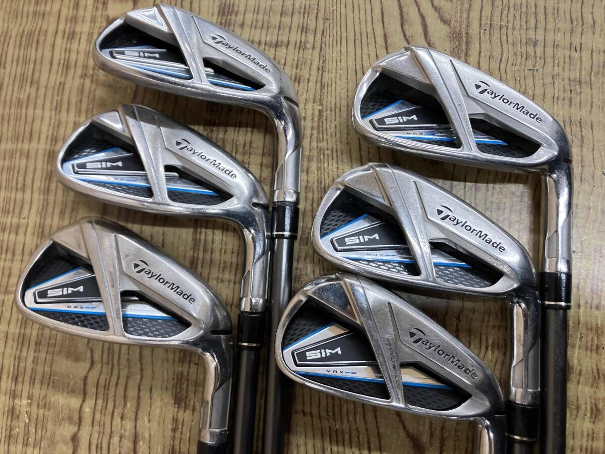 TaylorMade SIM MAX テーラーメイド シムマックス アイアン6本セット 