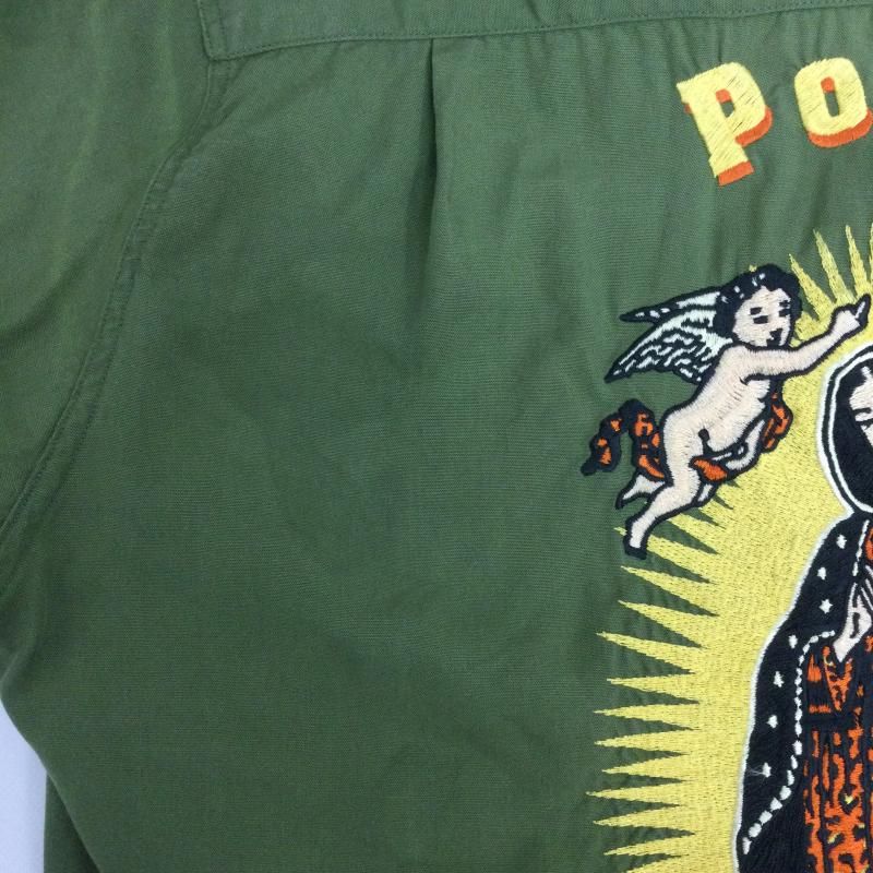 ワコマリア wacko maria 半袖シャツ PORRA マリア刺繍 オープンカラー
