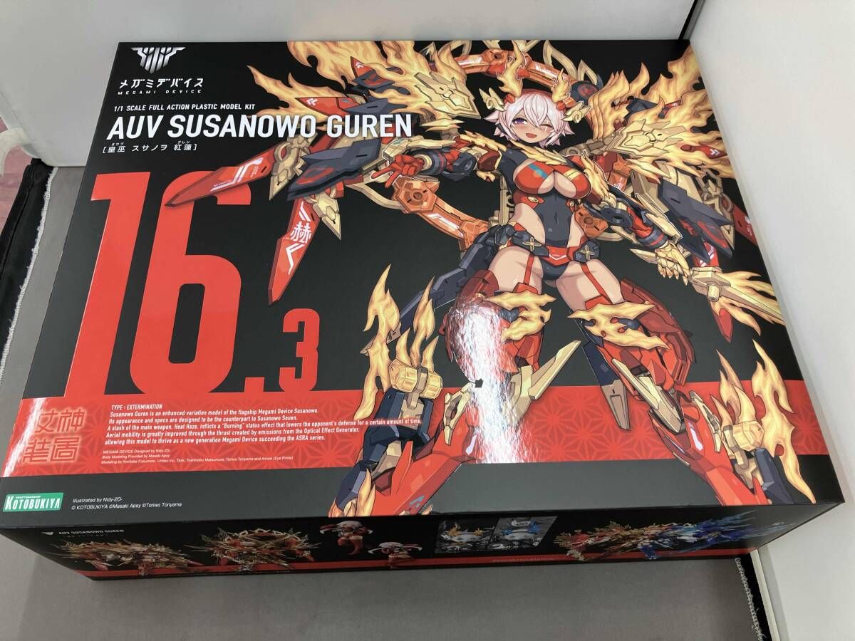 未開封品 プラモデル コトブキヤ 1/1 皇巫 スサノヲ 紅蓮 メガミデバイス