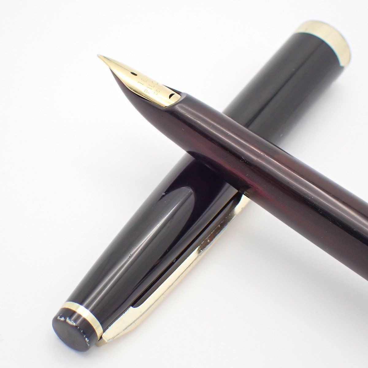 PILOT パイロット エリート 万年筆 18Kペン先 ショート軸 ブラック